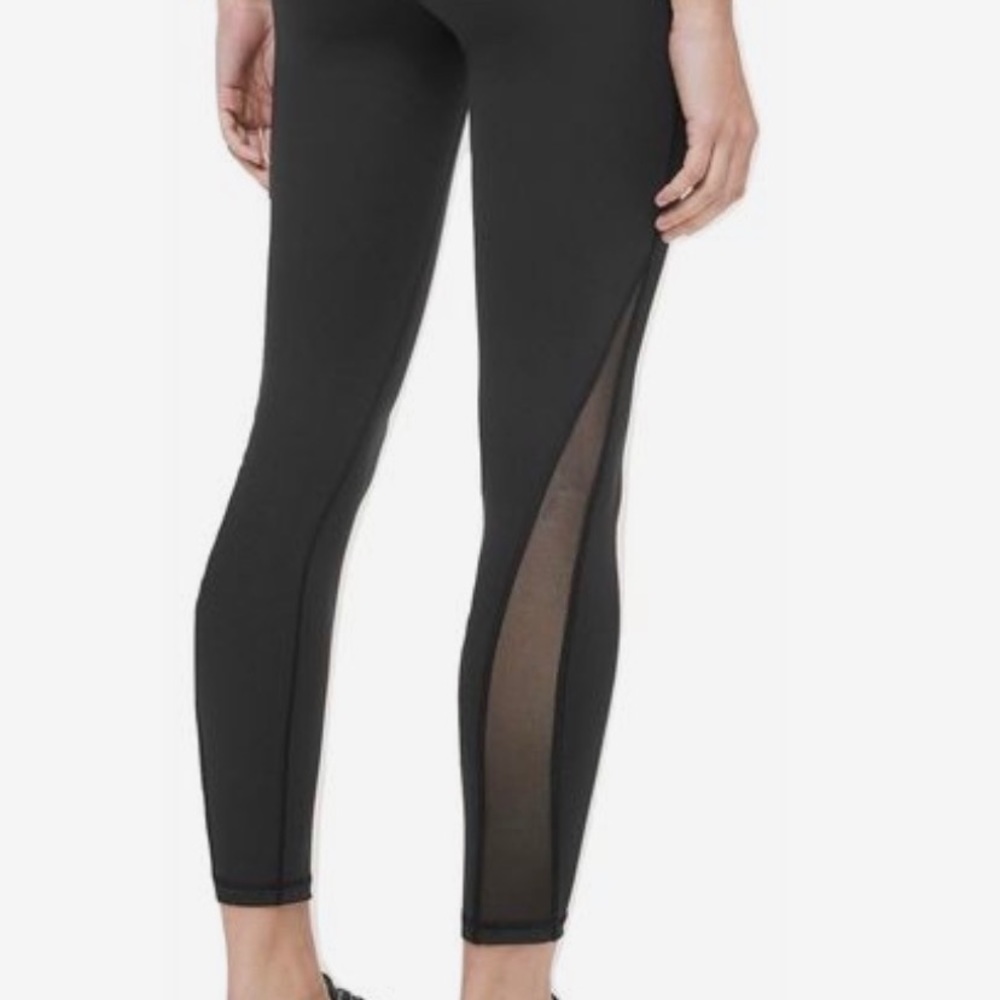 Lululemon Train Times 7/8 Black High Rise Tights 8
